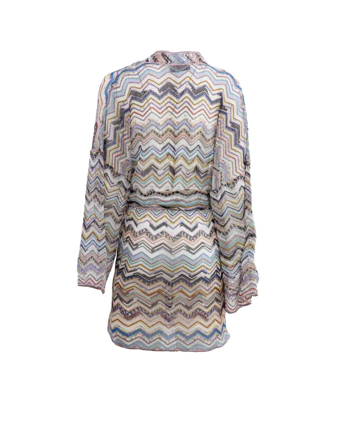 shop MISSONI  Cardigan: Missoni cardigan zig zag con cintura.
Scollo V.
Maniche lunghe.
Cintura in vita.
Maglia in misto viscosa lamé.
Lavorazione raschel zig zag.
Composizione:81%Viscosa, 19%Fibra Metallizzata.
Fabbricato in Italia.. MS24SQ0E BR00TI-SM99J number 196844